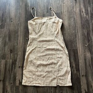 NWOT Billabong Plaid Mini Dress
